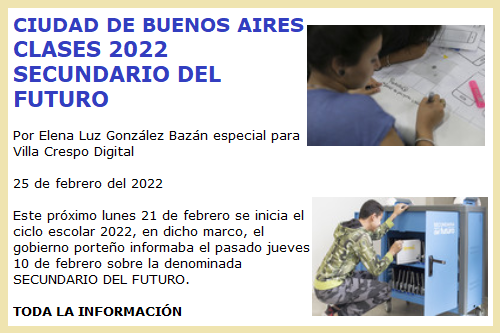 CLASES 2022 SECUNDARIO DEL FUTURO